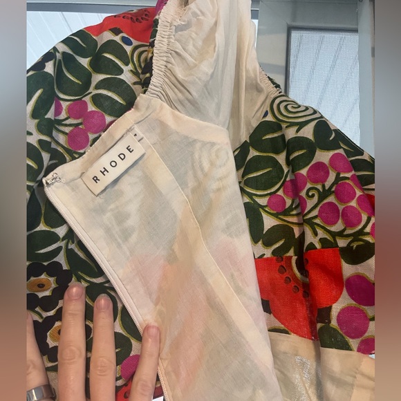 Rhode noa dress in aura bloom size 4 - Picture 5 of 10